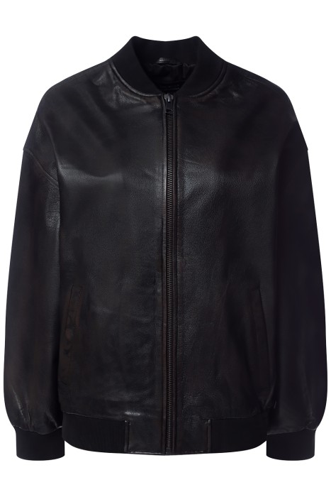 бомбер из натуральной кожи 773193003 фотография