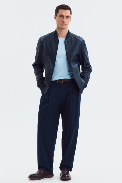 бомбер из натуральной кожи 802400003 фотография