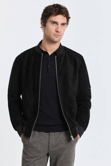 бомбер из натуральной замши 776548003 фотография