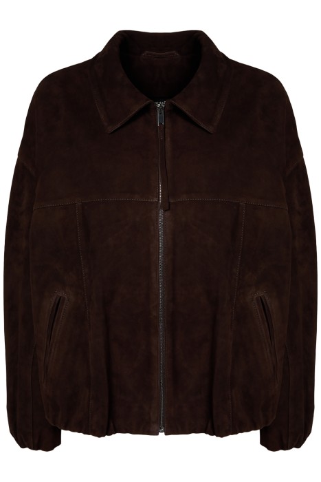 бомбер из натуральной замши 826610003 фотография