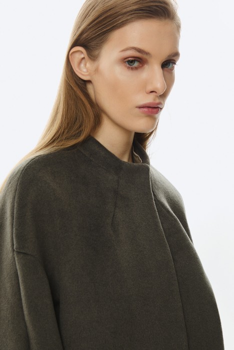 бомбер из пальтовой ткани по цене 9110 руб вид справа