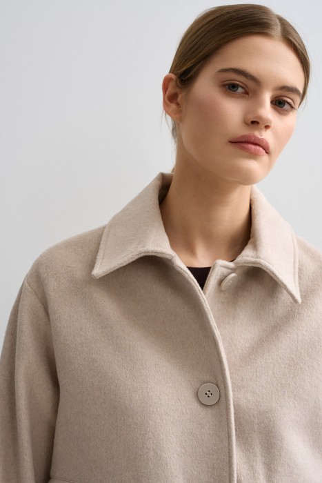 бомбер из пальтовой ткани по цене 5940 руб вид справа