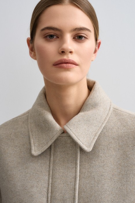 бомбер из пальтовой ткани из россии вид сбоку