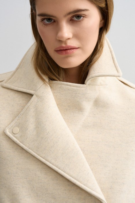 бомбер из пальтовой ткани из россии вид сбоку