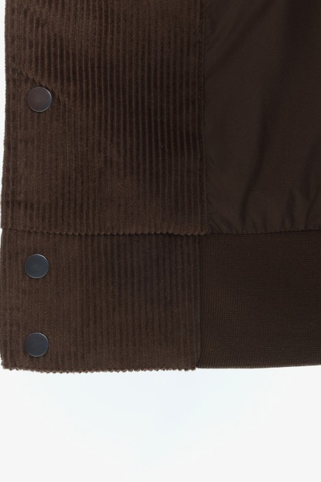 бомбер из вельвета из россии вид сбоку