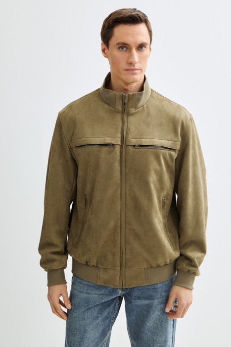 бомбер от бренда снежная королева вид слева