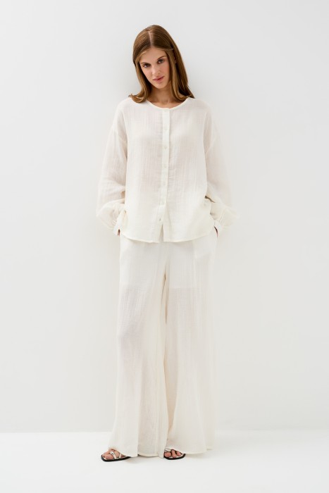 брюки из хлопка 769906003 фотография