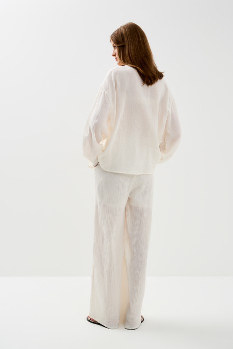 брюки из хлопка по цене 1580 руб вид справа