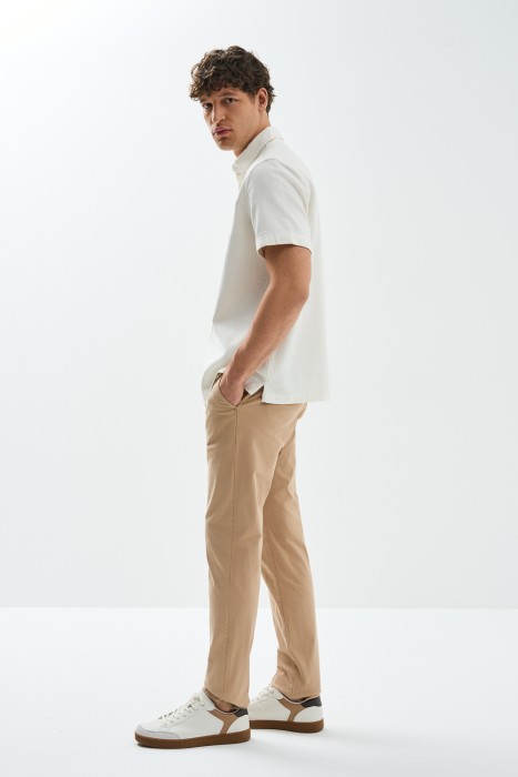 брюки из хлопка из россии вид сбоку