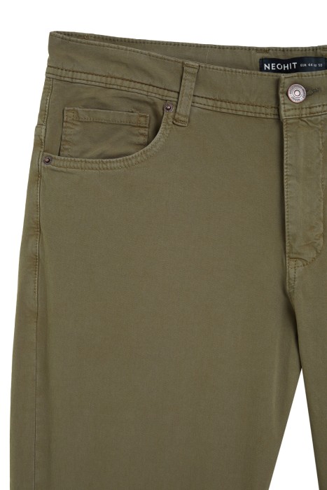 брюки из хлопка из россии вид сбоку