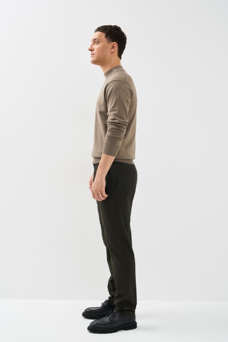 брюки из хлопка от бренда снежная королева вид слева