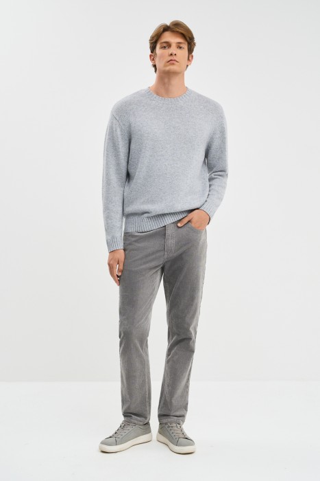 брюки из хлопка от бренда снежная королева вид слева