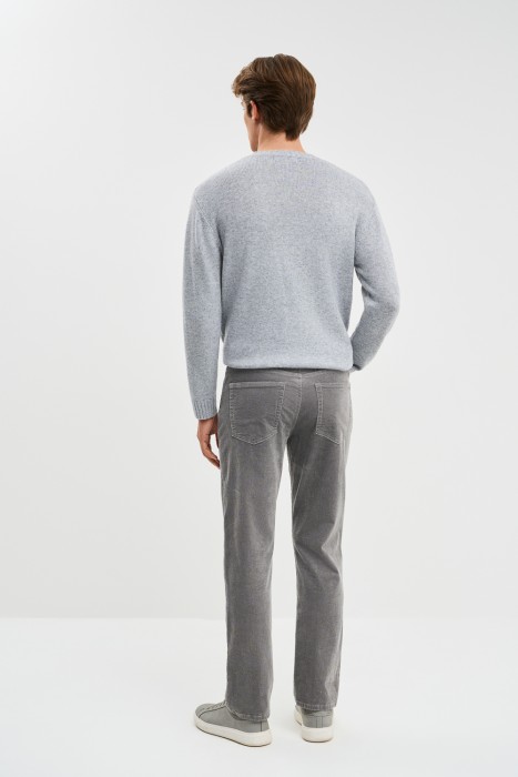 брюки из хлопка из россии вид сбоку