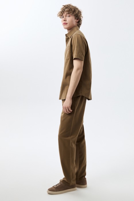 брюки из хлопка 805442003 фотография