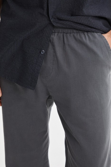 брюки из хлопка от бренда снежная королева вид слева