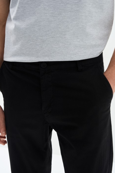 брюки из хлопка от бренда снежная королева вид слева