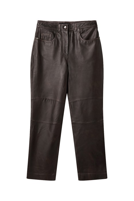 брюки из натуральной кожи из россии вид сбоку