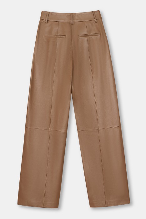 брюки из натуральной кожи из россии вид сбоку