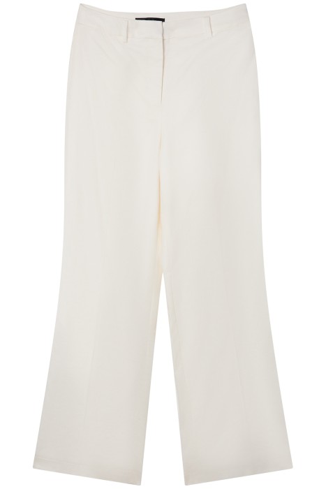 брюки из смесового льна из россии вид сбоку