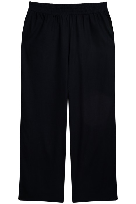 брюки из вискозы и льна из россии вид сбоку