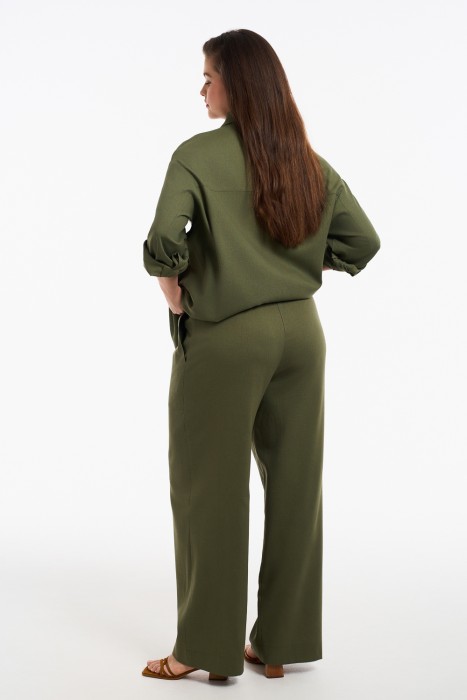 брюки из вискозы и льна по цене 2270 руб вид справа