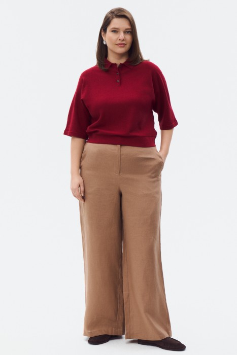 брюки изо льна 821077003 фотография