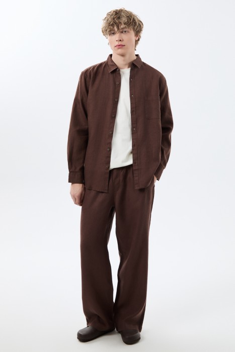 брюки изо льна 804956003 фотография