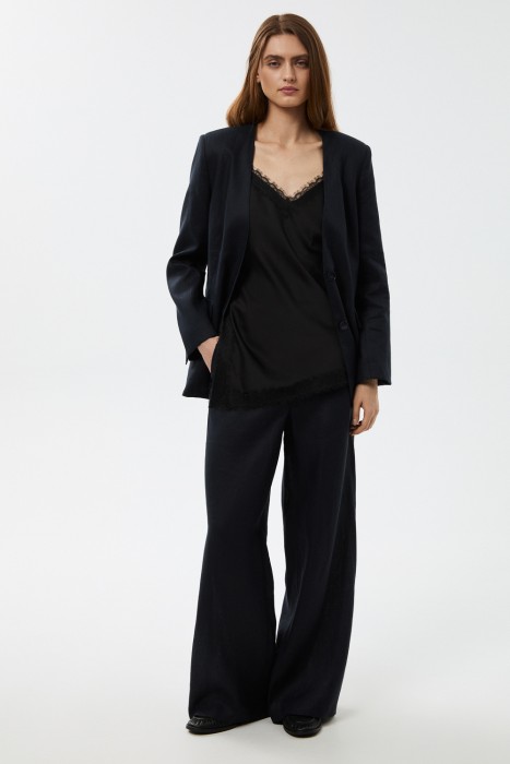 брюки изо льна 814063003 фотография