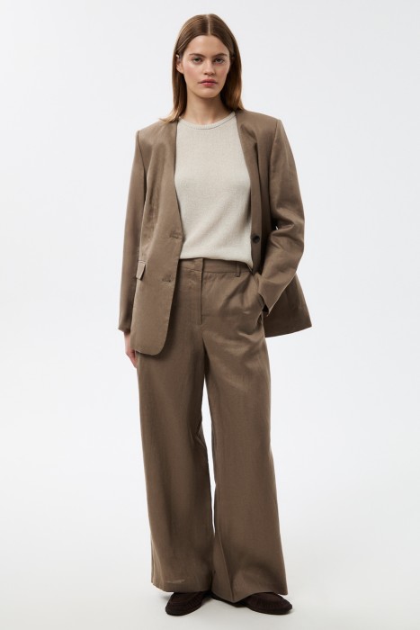 брюки изо льна 814069003 фотография