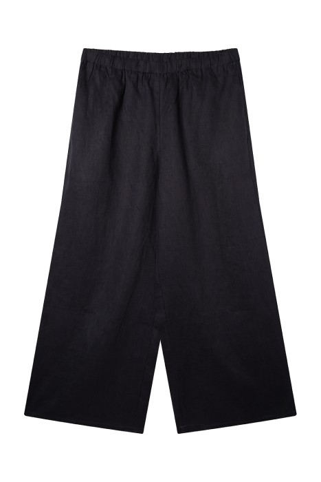 брюки изо льна из россии вид сбоку