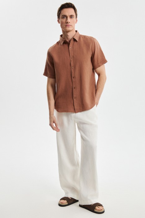 брюки изо льна 804972003 фотография