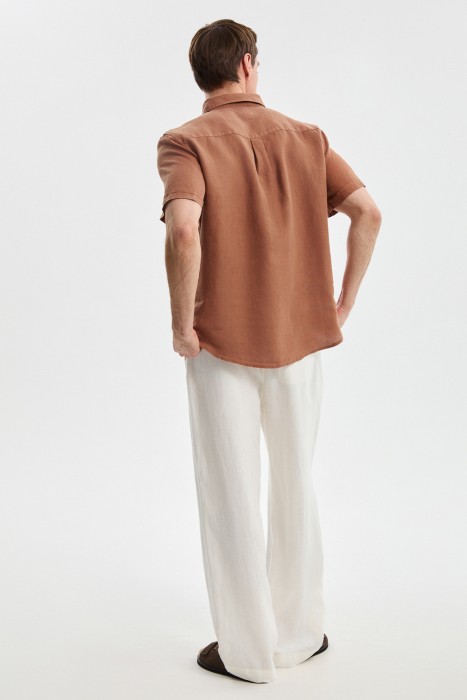 брюки изо льна по цене 4020 руб вид справа