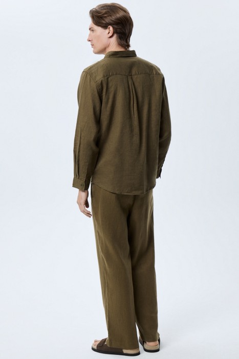 брюки изо льна по цене 4020 руб вид справа