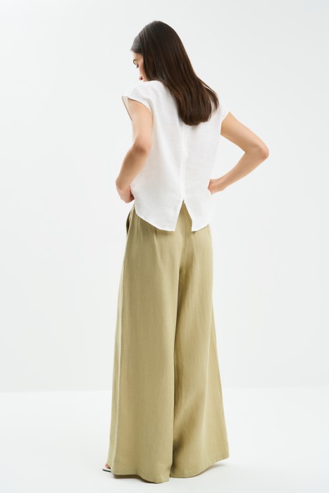 брюки-палаццо по цене 3080 руб вид справа