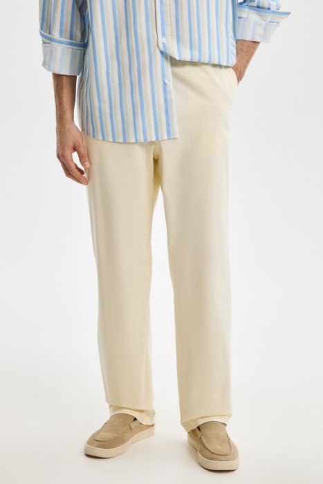 брюки прямые от бренда снежная королева вид слева