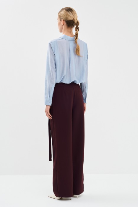 брюки с асимметричным запахом по цене 1980 руб вид справа