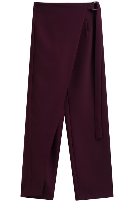 брюки с асимметричным запахом из россии вид сбоку