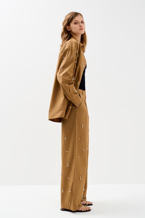 брюки с декором по цене 2140 руб вид справа