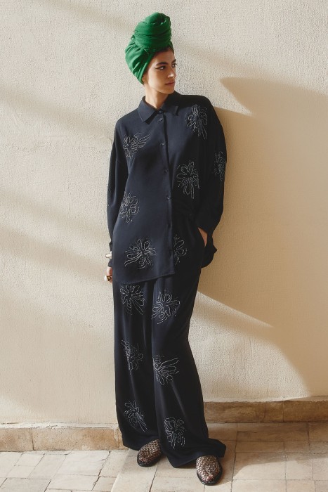 брюки с декором 768266003 фотография