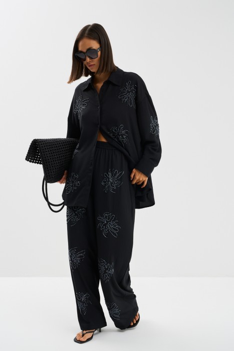 брюки с декором по цене 1860 руб вид справа