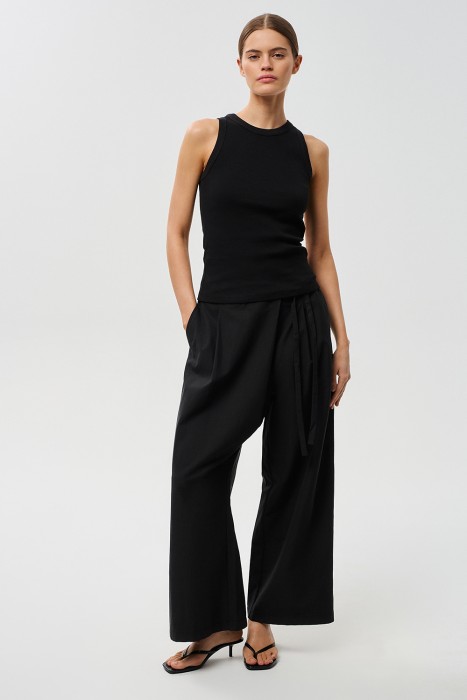 брюки с поясом на завязках 815853003 фотография