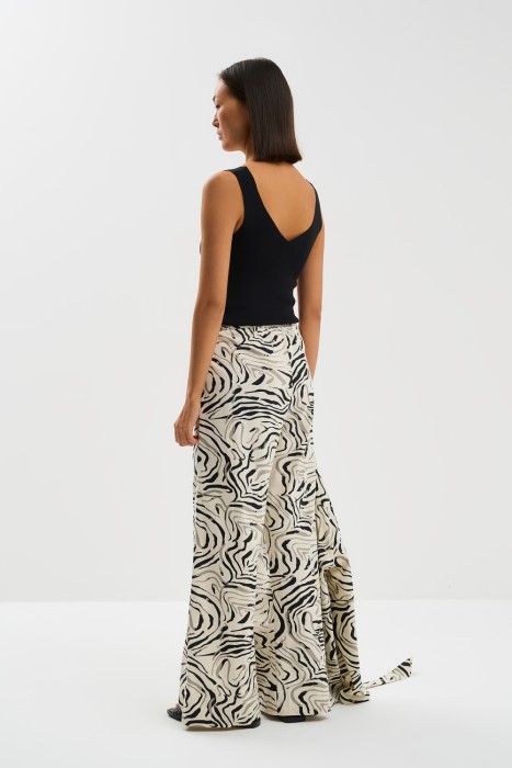 брюки с принтом по цене 1780 руб вид справа