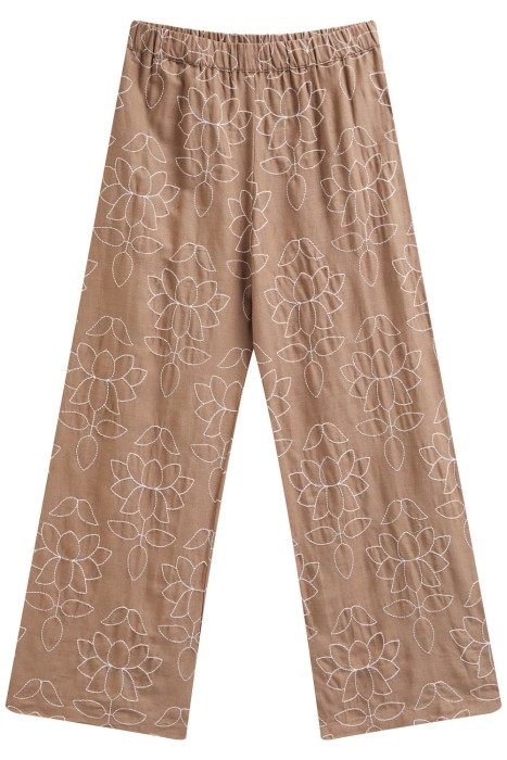 брюки с вышивкой по цене 1580 руб вид справа