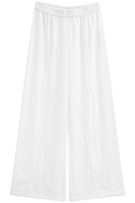 брюки с вышивкой из россии вид сбоку