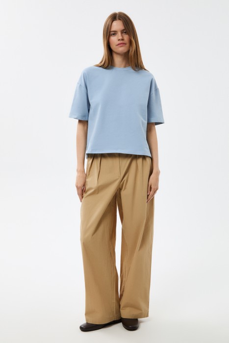 брюки с защипами 814079003 фотография