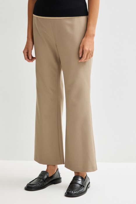 брюки укороченные от бренда снежная королева вид слева