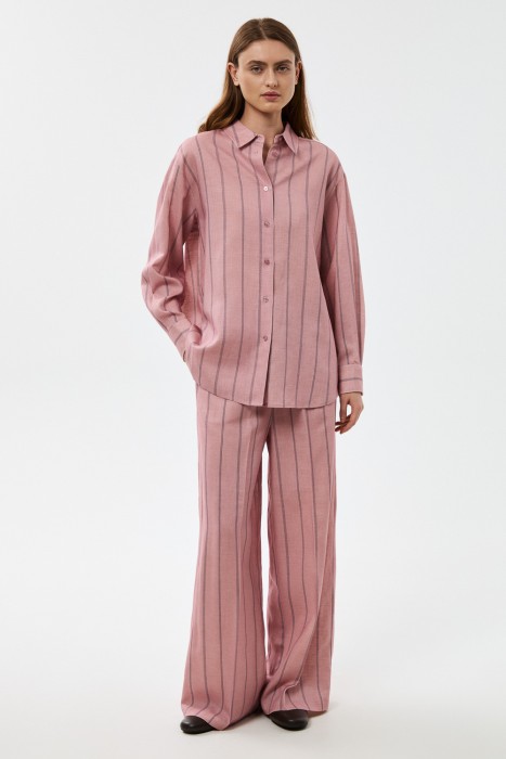 брюки в полоску 816367003 фотография