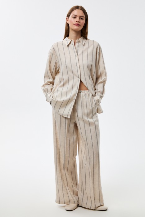 брюки в полоску 816361003 фотография