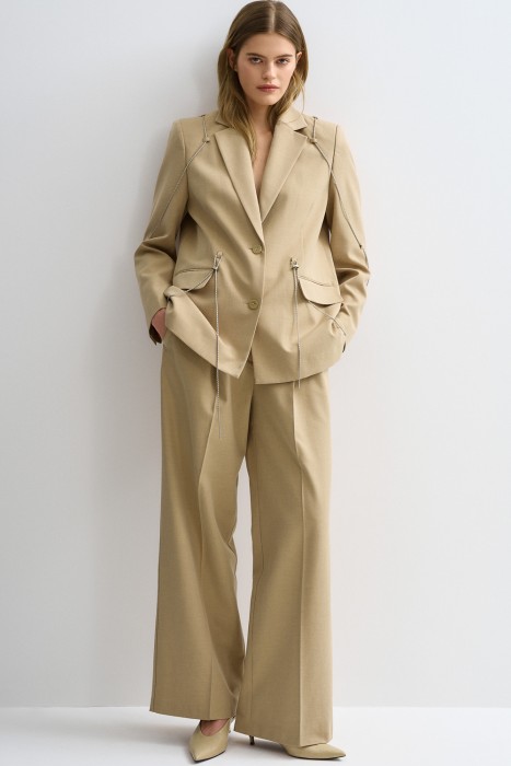 брюки от бренда снежная королева вид слева