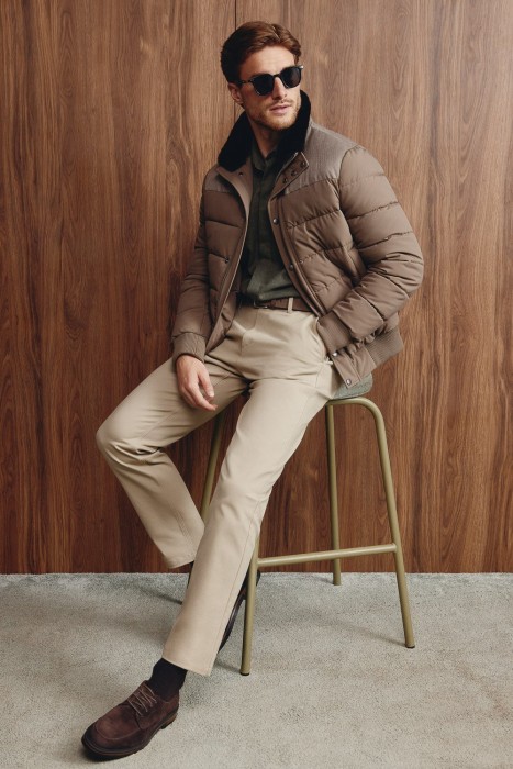 брюки от бренда снежная королева вид слева